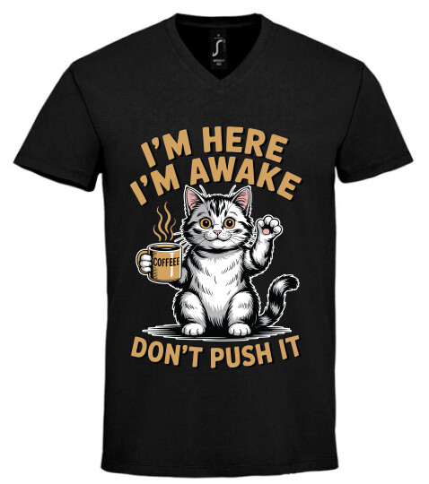 Unisex V nyakú póló