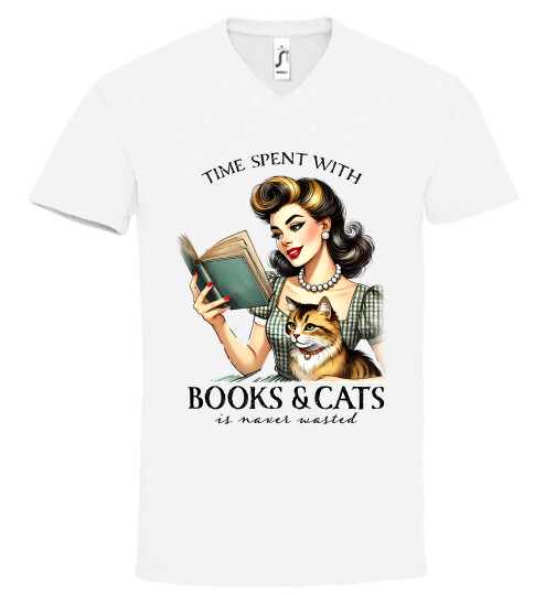 Unisex V nyakú póló