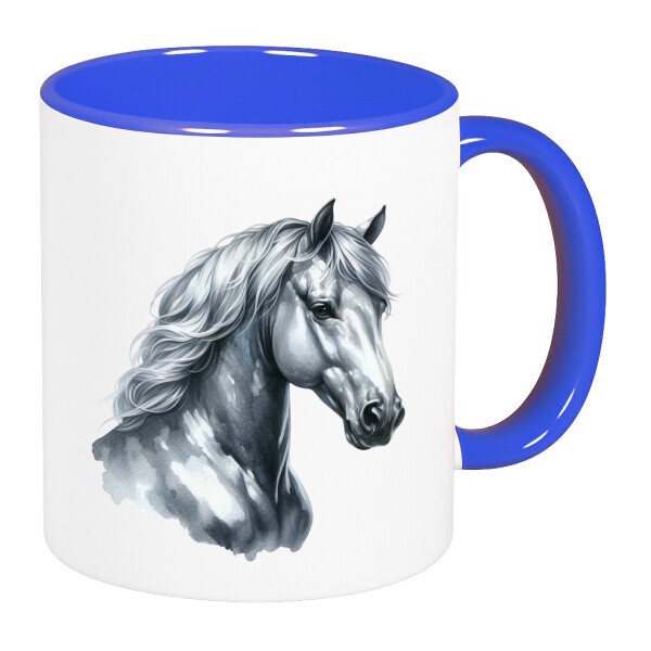 Színes fülű és belsejű bögre