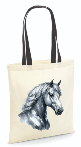 Vászontáska - színes fülű 