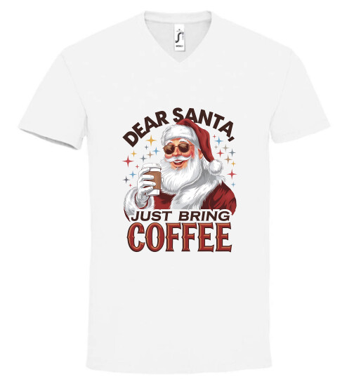 Unisex V nyakú póló