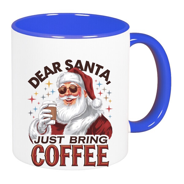 Színes fülű és belsejű bögre