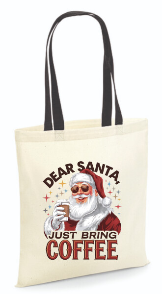 Vászontáska - színes fülű 