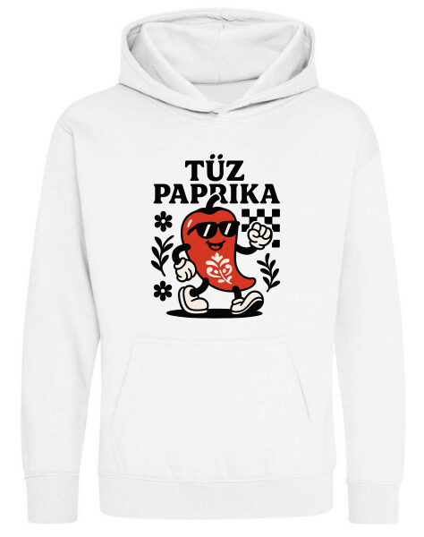 Kapucnis belebújós gyerek pulóver