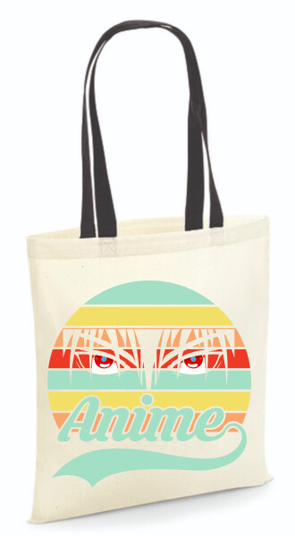 Vászontáska - színes fülű 