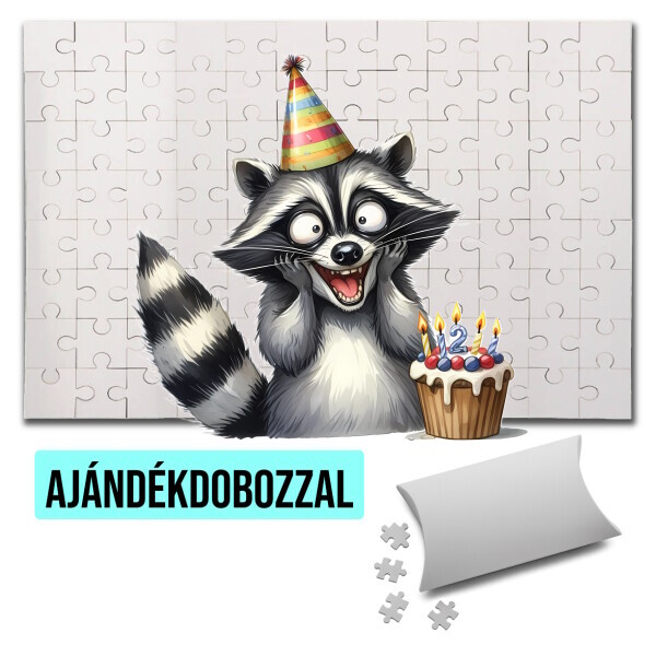 Puzzle - kirakó ajándékdobozzal