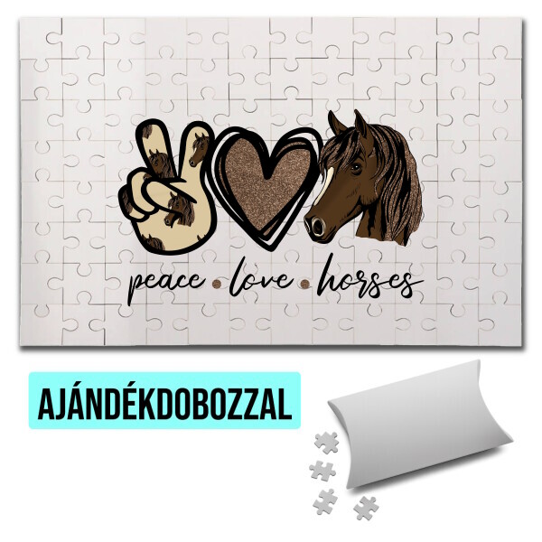 Puzzle - kirakó ajándékdobozzal