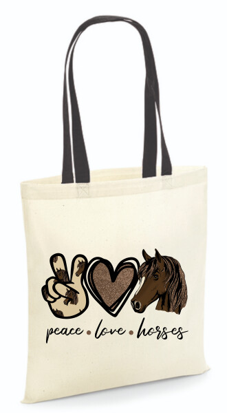 Vászontáska - színes fülű 