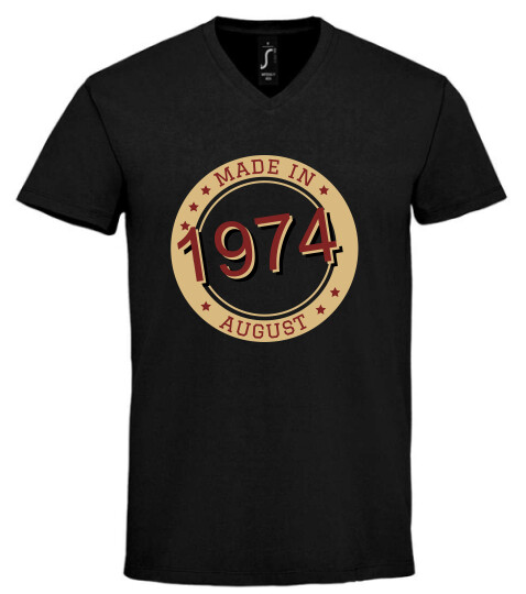 Unisex V nyakú póló