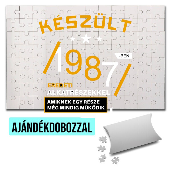 Puzzle - kirakó ajándékdobozzal