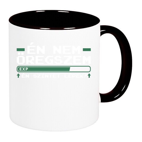 Színes fülű és belsejű bögre