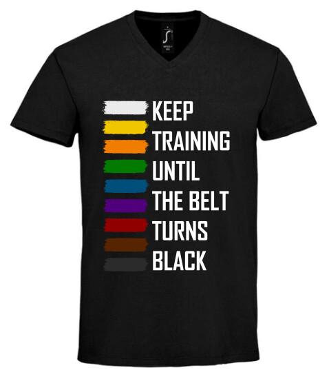 Unisex V nyakú póló