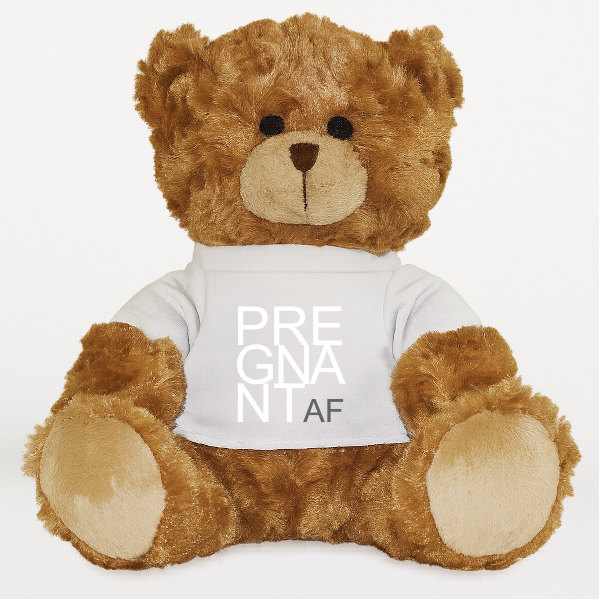 Plüssmaci egyedi pólóval