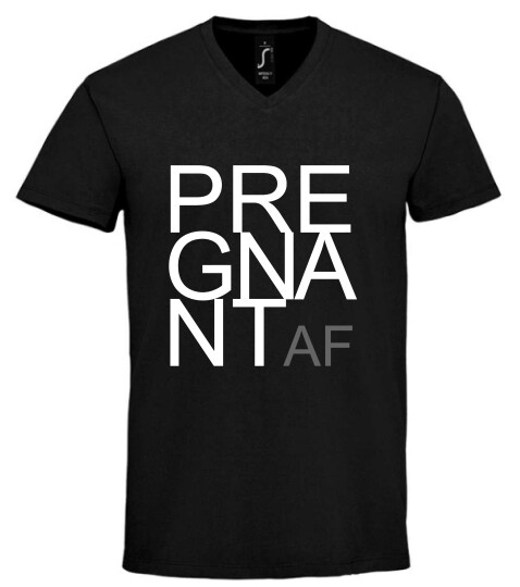 Unisex V nyakú póló