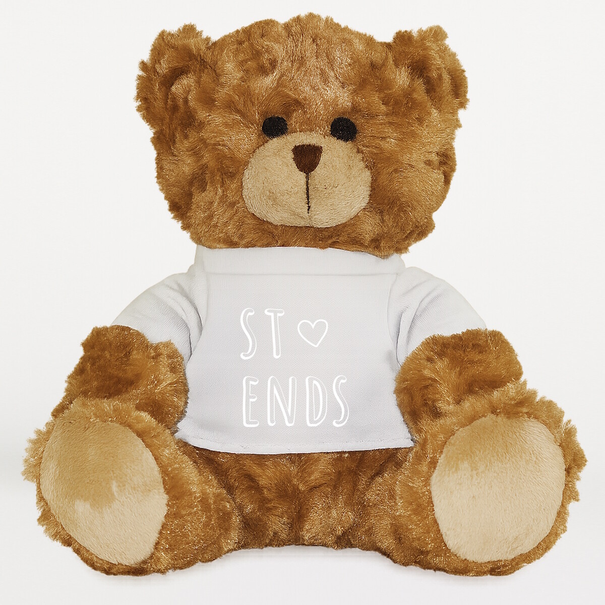 Plüssmaci egyedi pólóval