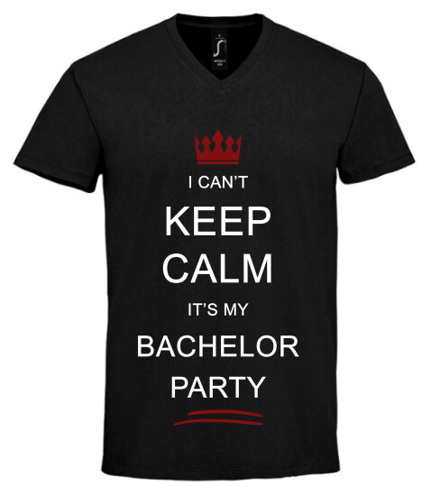 Unisex V nyakú póló