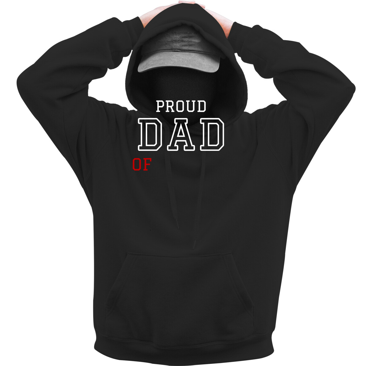 Kapucnis belebújós pulóver