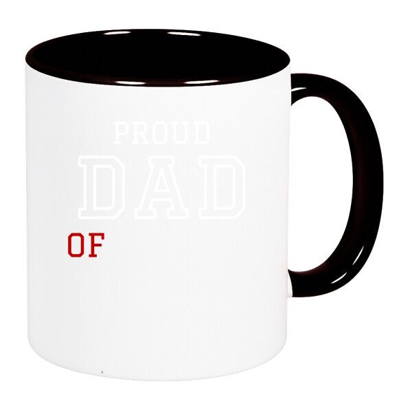 Színes fülű és belsejű bögre