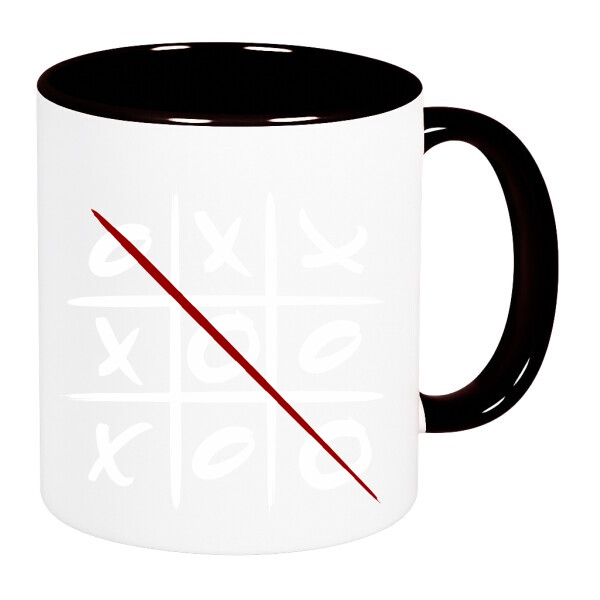 Színes fülű és belsejű bögre