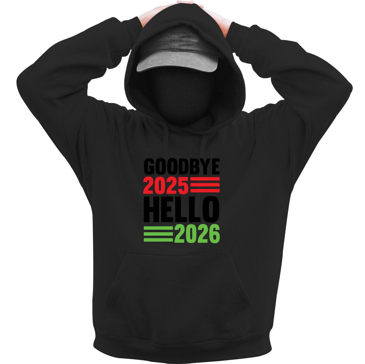 Kapucnis belebújós pulóver