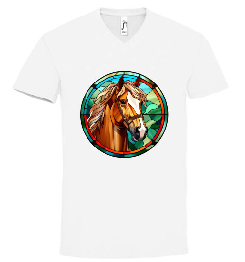 Unisex V nyakú póló