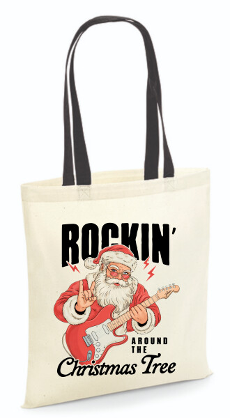 Vászontáska - színes fülű 