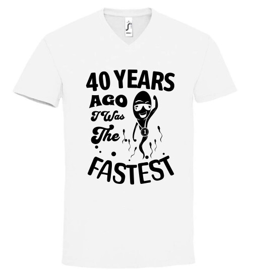 Unisex V nyakú póló