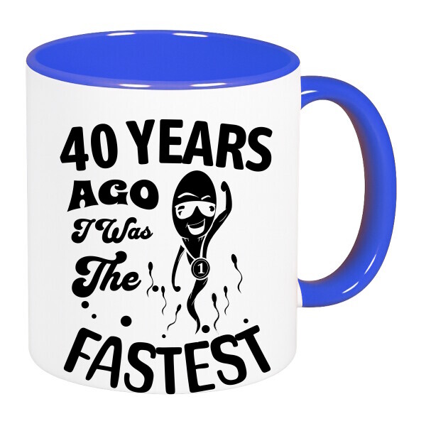 Színes fülű és belsejű bögre