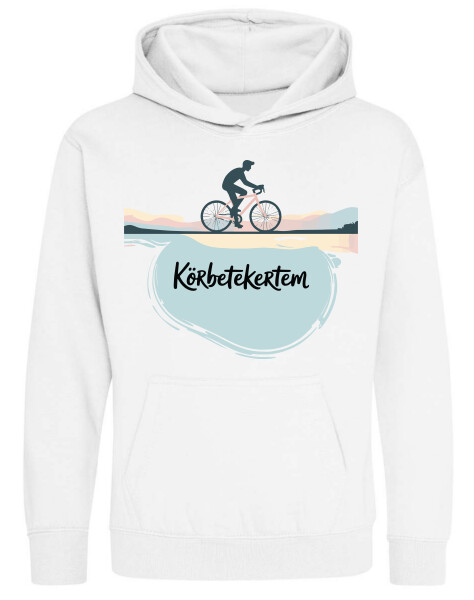 Kapucnis belebújós gyerek pulóver