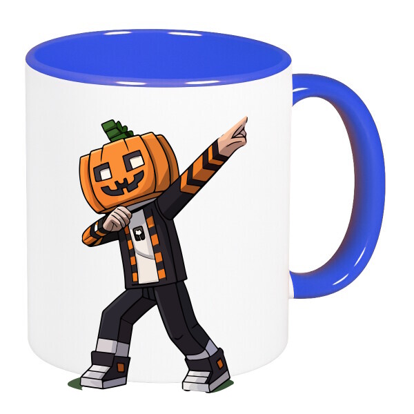 Színes fülű és belsejű bögre