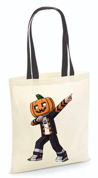 Vászontáska - színes fülű 