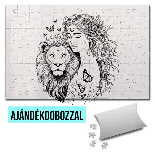 Puzzle - kirakó ajándékdobozzal