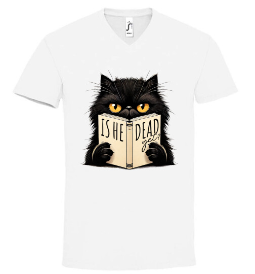 Unisex V nyakú póló