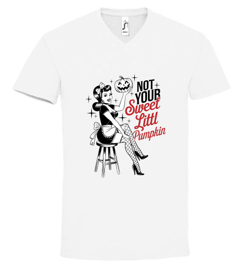 Unisex V nyakú póló