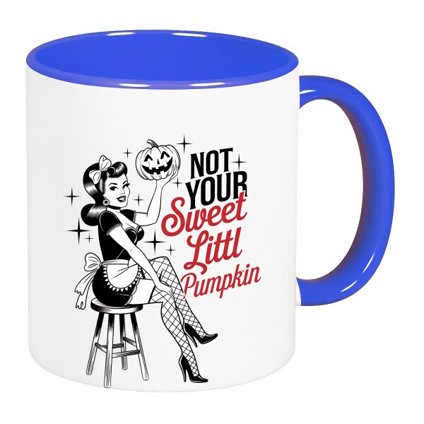 Színes fülű és belsejű bögre