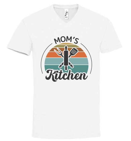 Unisex V nyakú póló