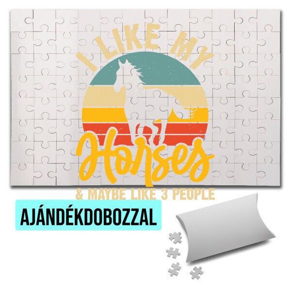 Puzzle - kirakó ajándékdobozzal