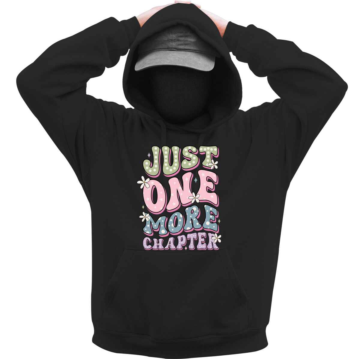 Kapucnis belebújós pulóver