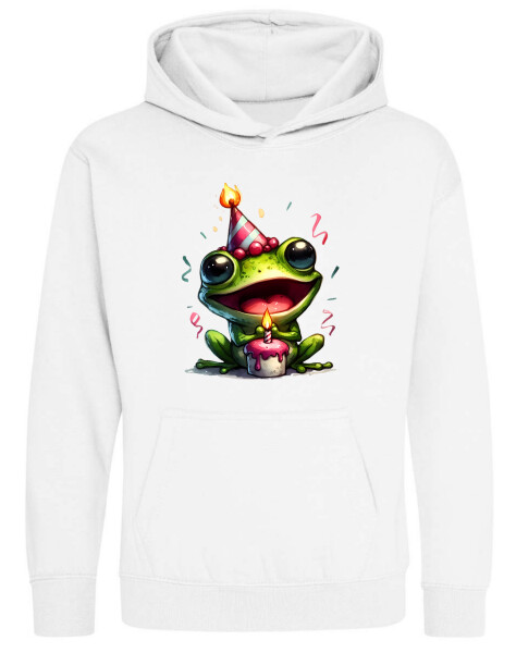 Kapucnis belebújós gyerek pulóver