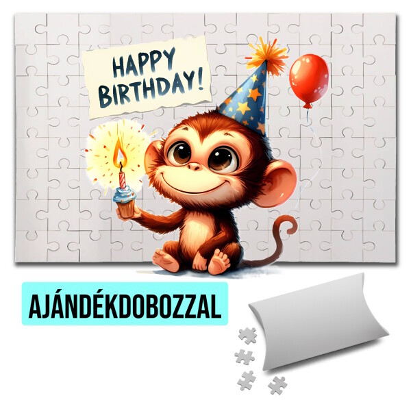 Puzzle - kirakó ajándékdobozzal