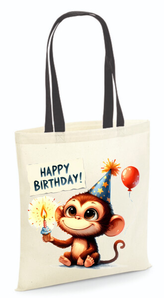 Vászontáska - színes fülű 