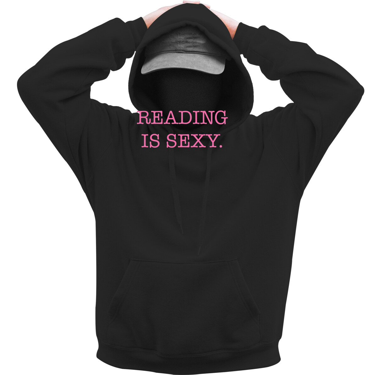 Kapucnis belebújós pulóver