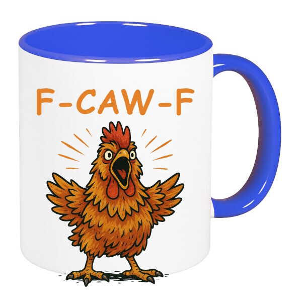 Színes fülű és belsejű bögre