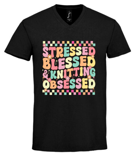 Unisex V nyakú póló