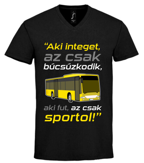 Unisex V nyakú póló