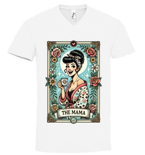 Unisex V nyakú póló