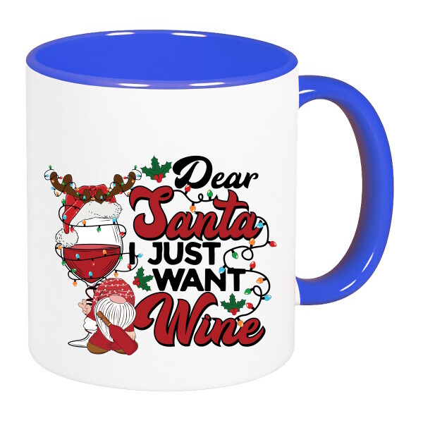 Színes fülű és belsejű bögre