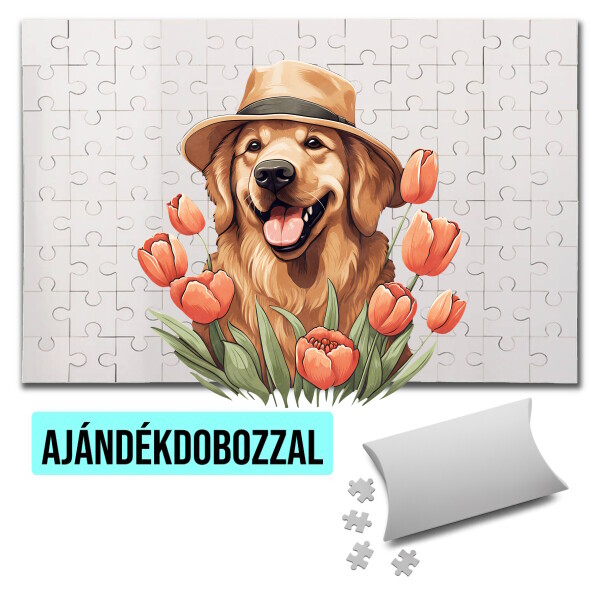 Puzzle - kirakó ajándékdobozzal