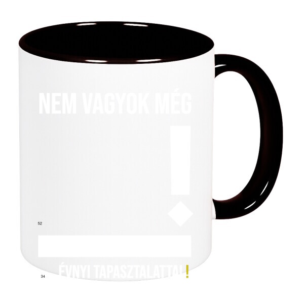 Színes fülű és belsejű bögre