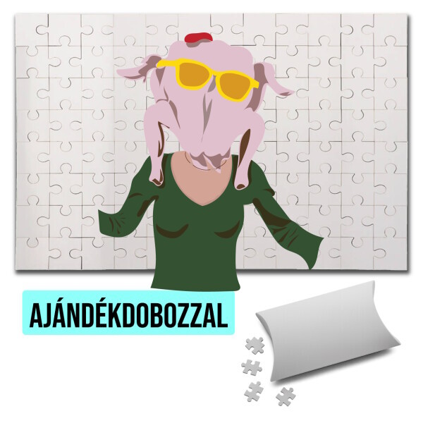 Puzzle - kirakó ajándékdobozzal